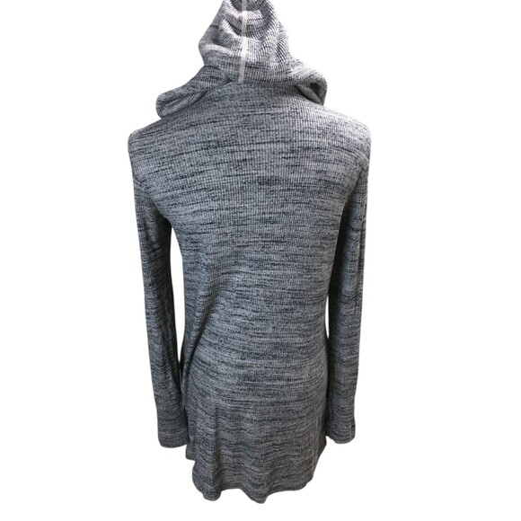 Three Dots ... Cowl Cardigan Women's Size Small Gray Heather - Picture 2 of 6